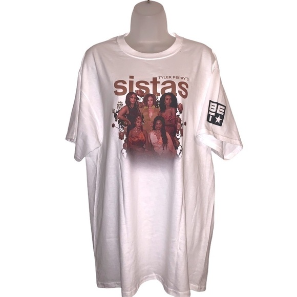 COPY - SISTAS Tyler Perry’s BET Tee shirt Size Large - Picture 1 of 5